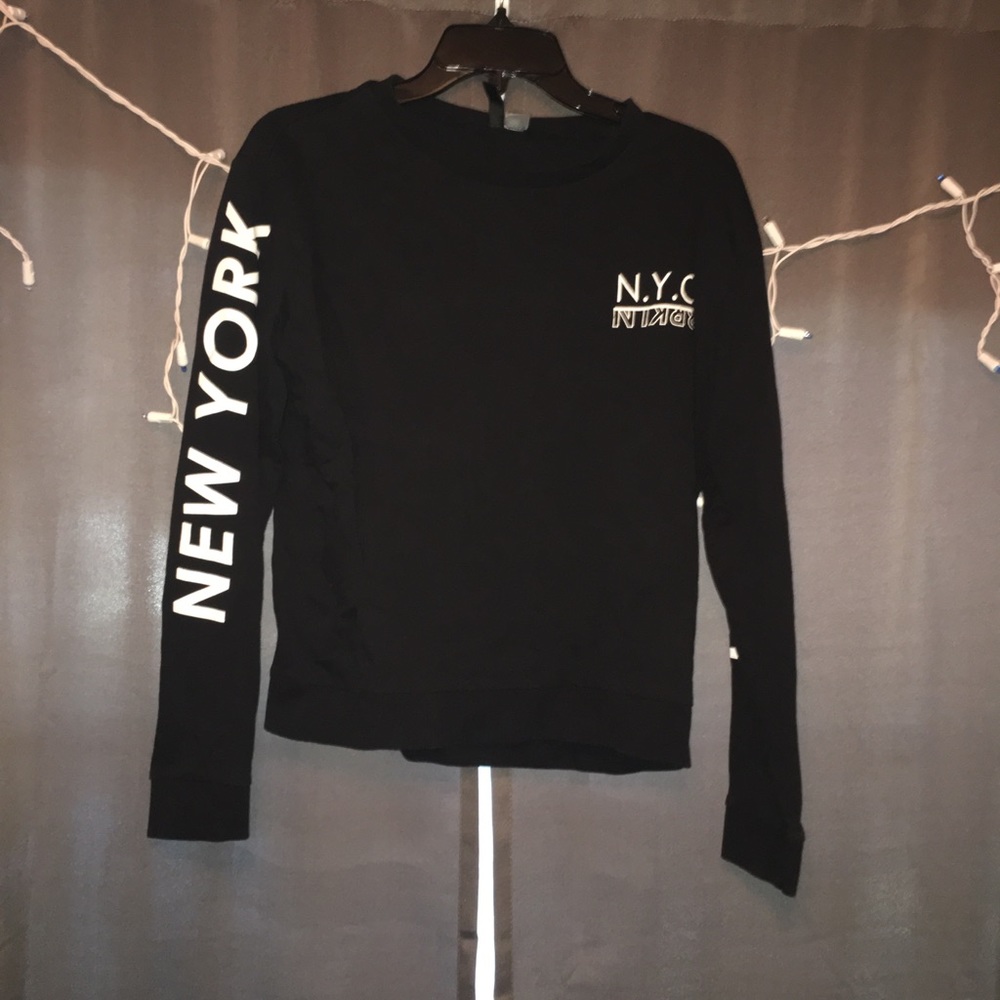 Black sweater